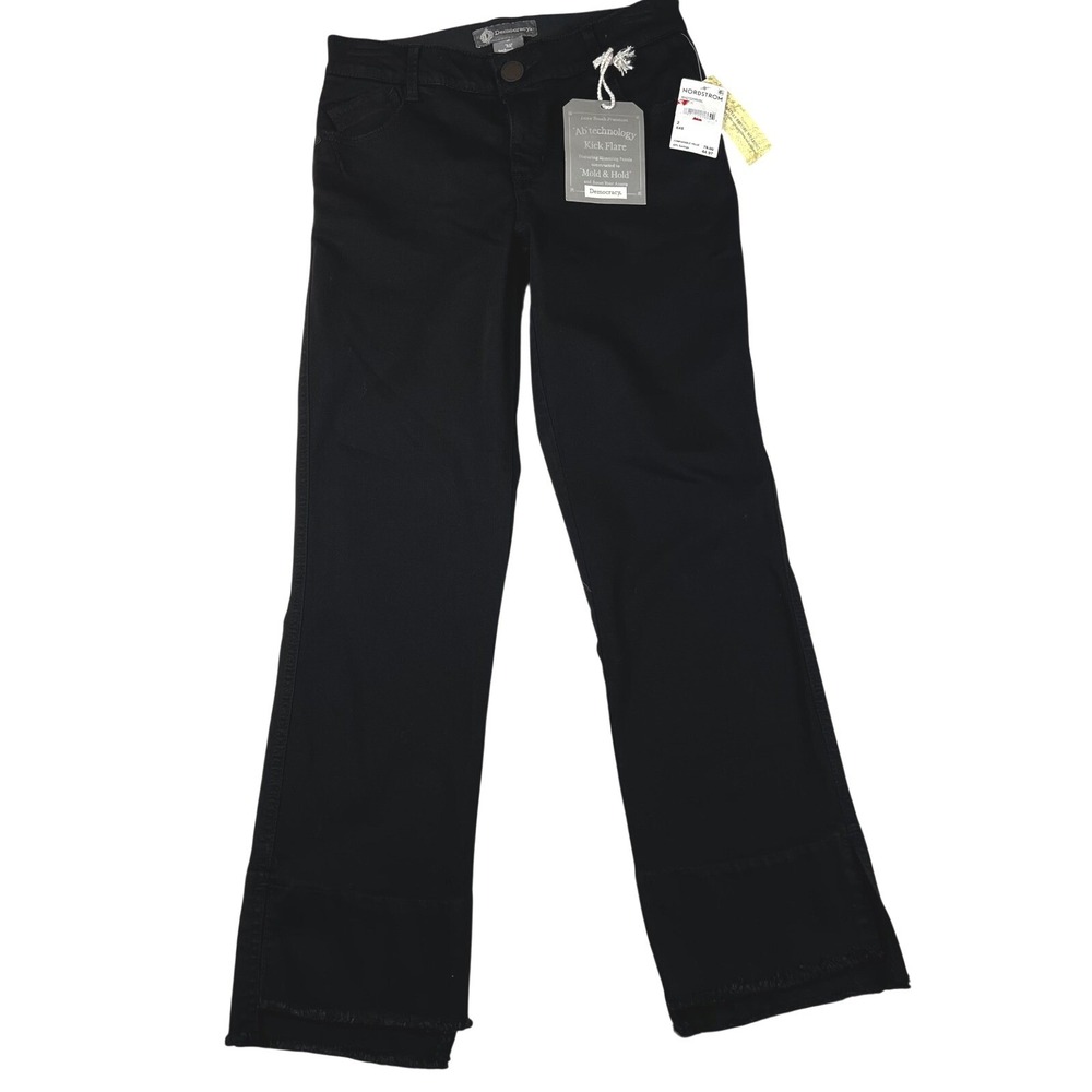 Democracy Ab Technology Kick Flare Jeans Black Luxe Touch Premium Size  2